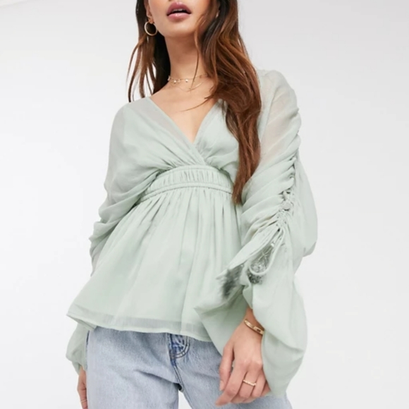 asos floaty tops